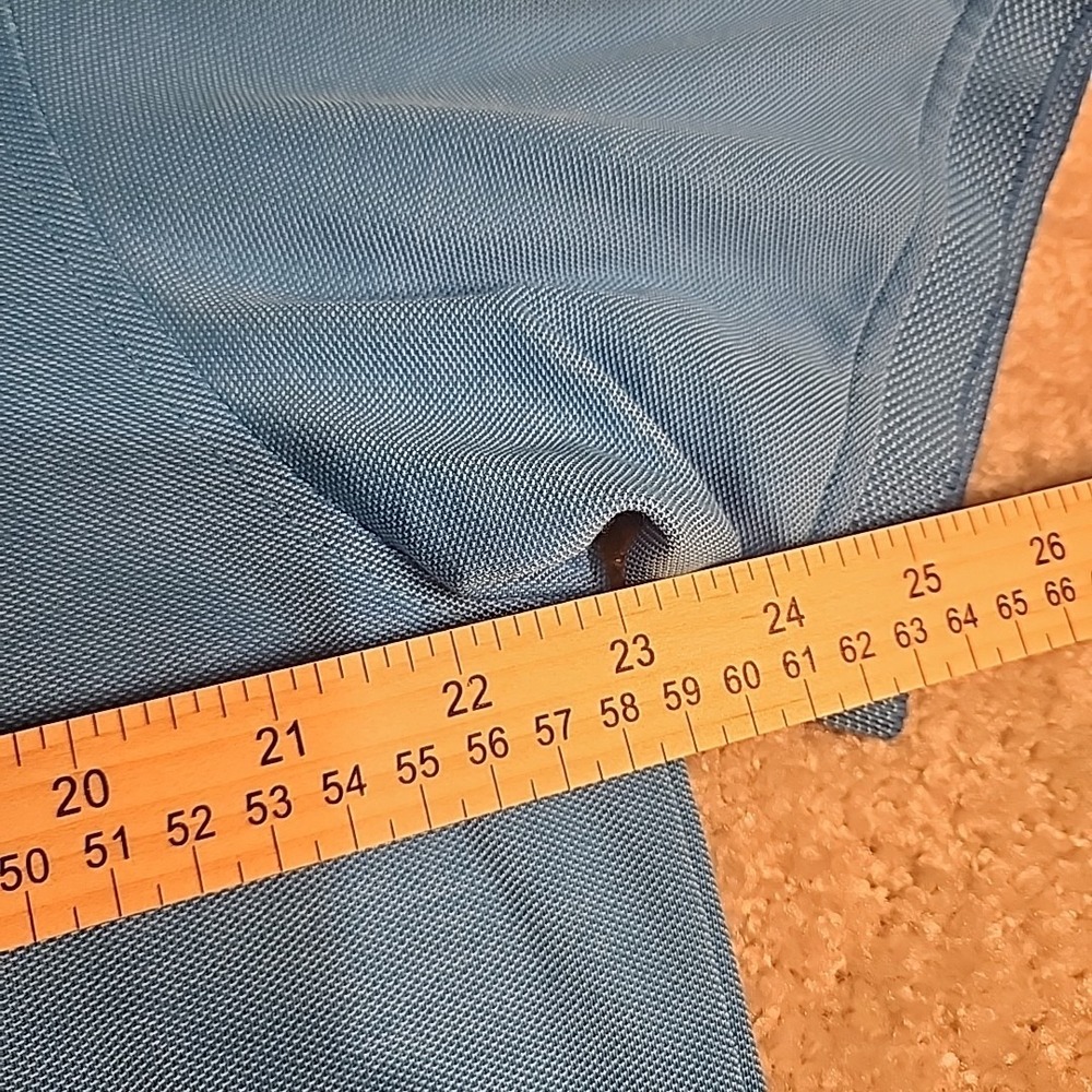 IZOD Polo Shirt Mens Large Light Blue Short Sleeve Pique Knit Logo Classic Fit - Picture 4 of 6
